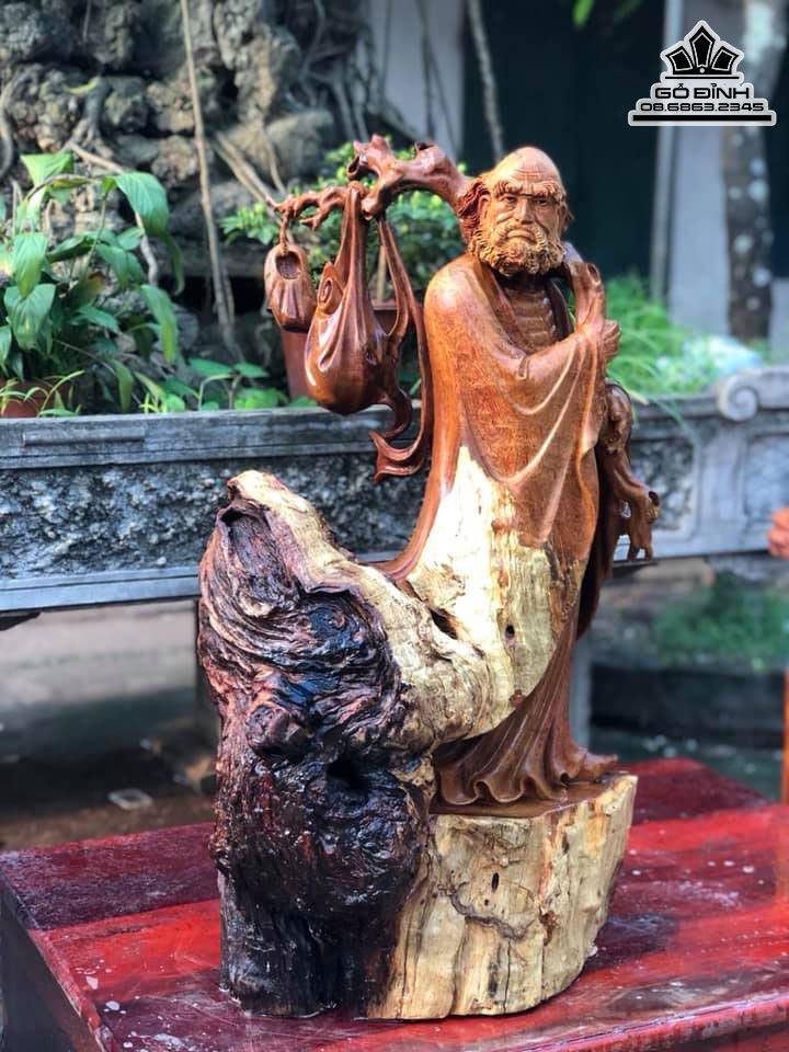 Tượng Gỗ Đạt Ma Giáo Hóa