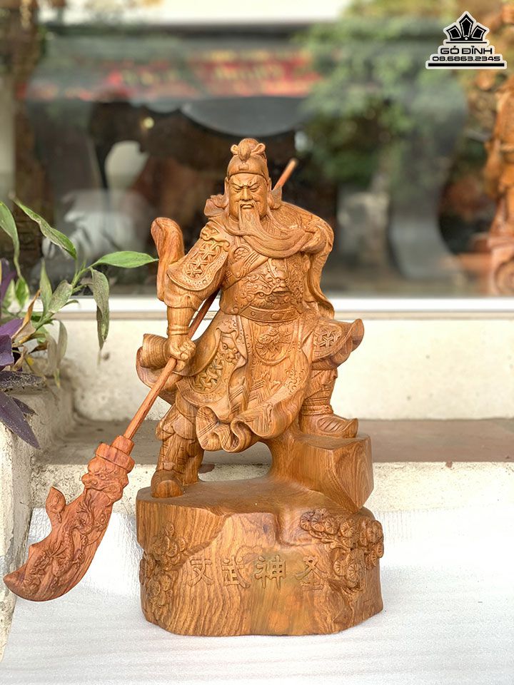 Tượng Quan Công Gỗ Hương