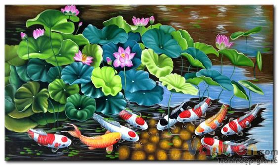 Tranh Cửu Ngư Quần Hội  