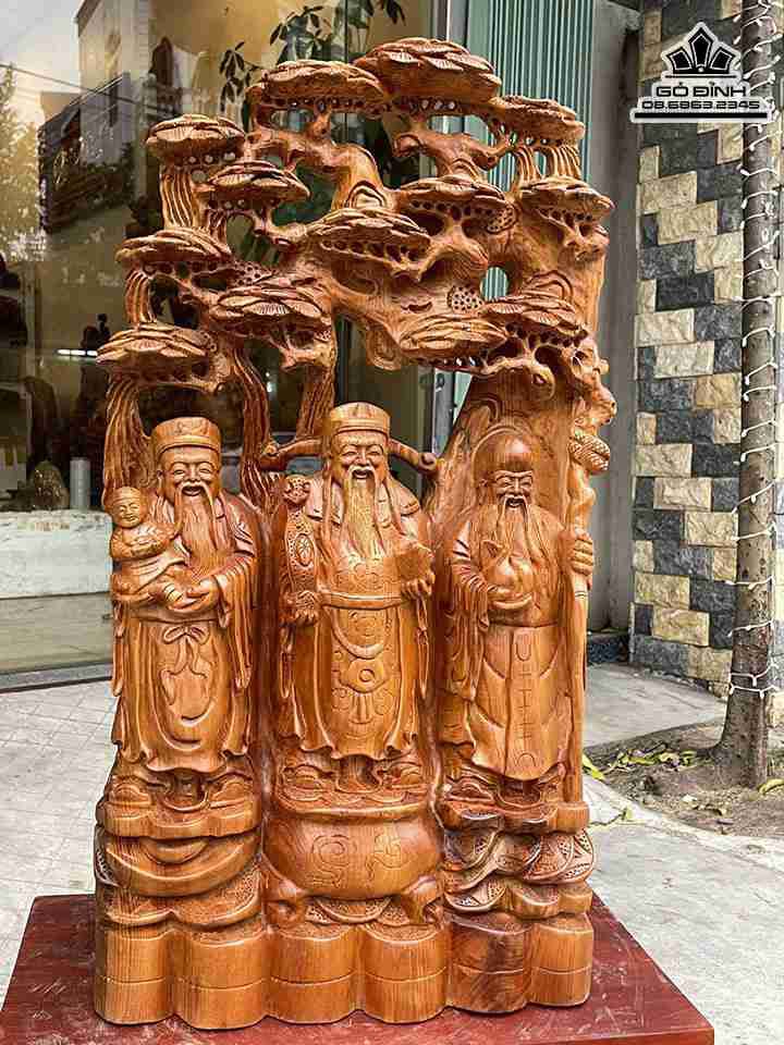 Tượng Tam Đa gỗ Ngọc Am Tượng Tam Đa gỗ Ngọc Am
