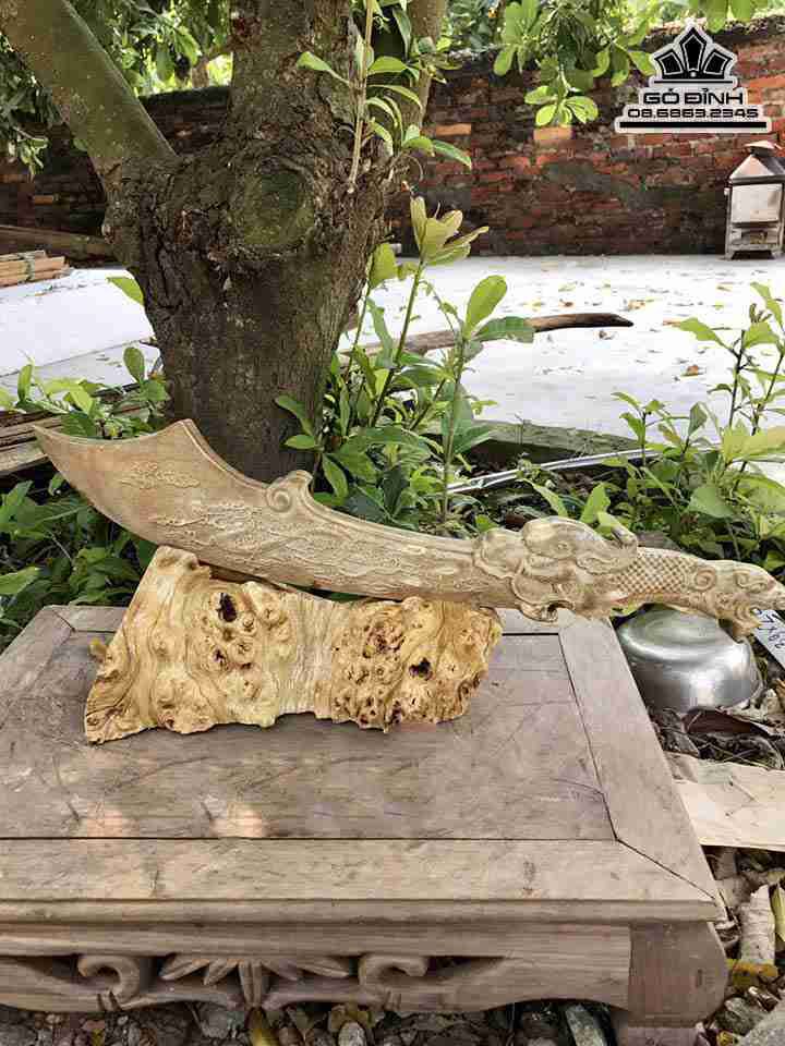 Đồ Long Đao Gỗ Nu Nghiến