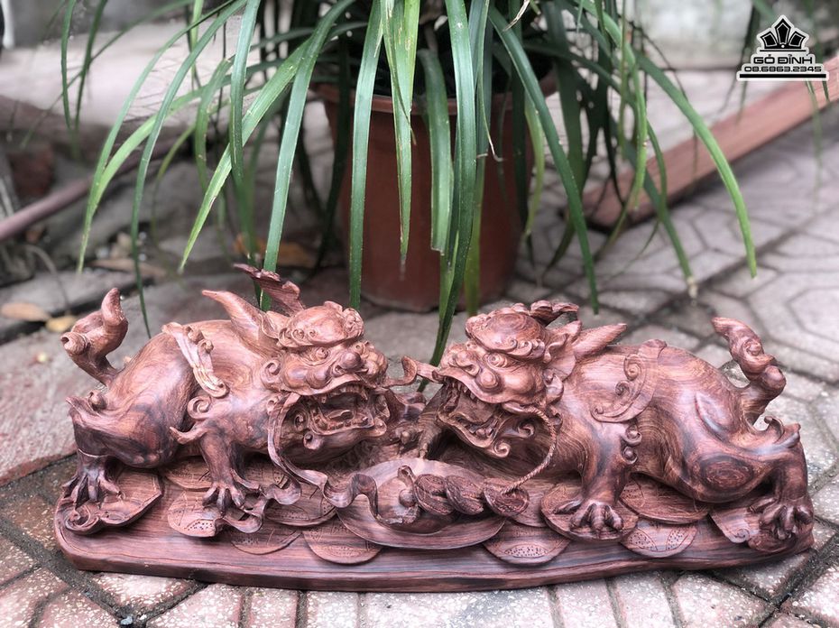 Cặp Tùy Hưu - linh vật giữ tài vận