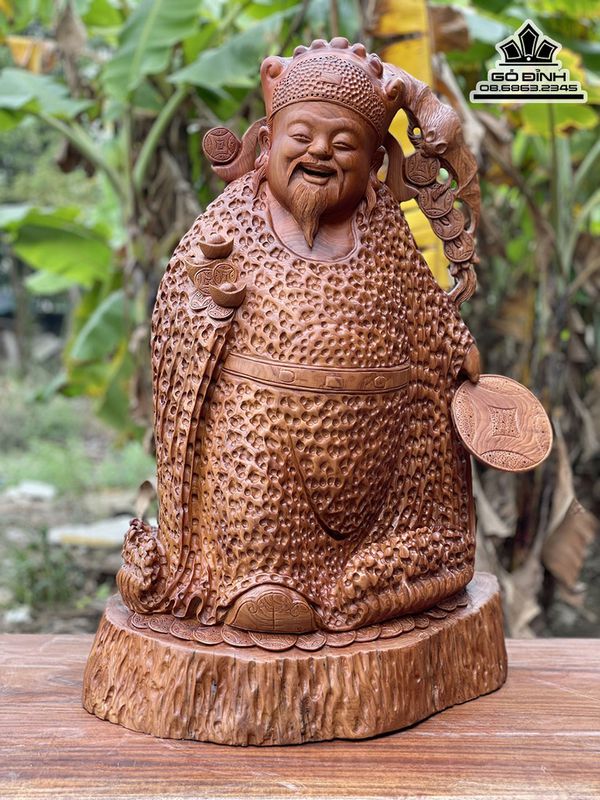 Tượng Thần Tài gỗ Ngọc Am