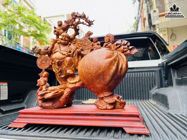 Tượng Phật Di Lặc gỗ Hương