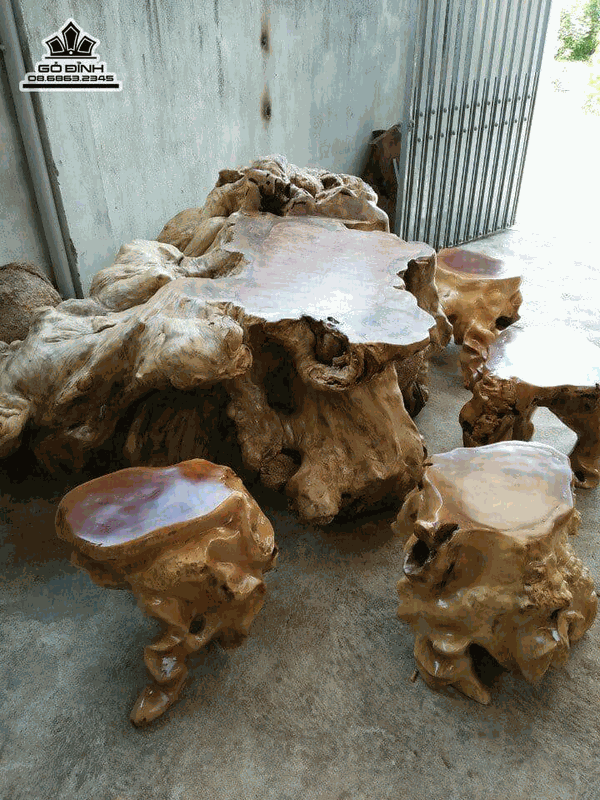 Đôn gỗ Xá Xị