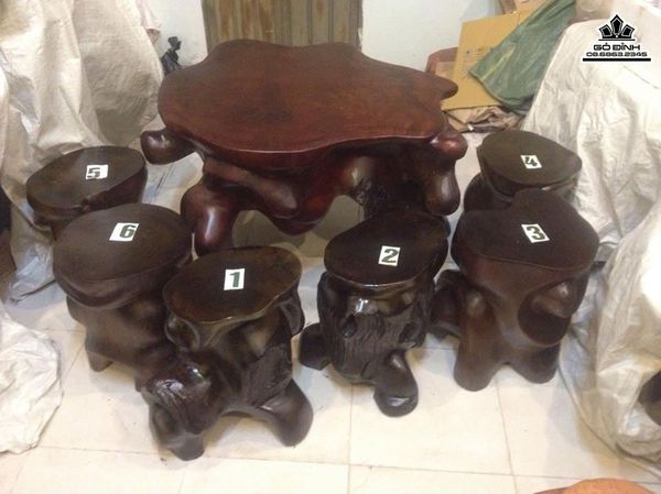 Bộ Bàn Ghế Gỗ Sao Xanh
