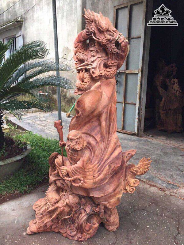 Tượng Đạt Ma Hàng Long gỗ Hương Tượng Đạt Ma Hàng Long gỗ Hương