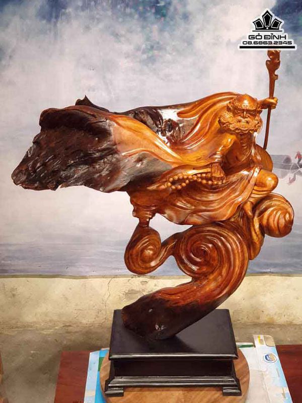 Tượng Đạt Ma Xuất Quyền Gỗ Hương Tượng Đạt Ma Xuất Quyền Gỗ Hương