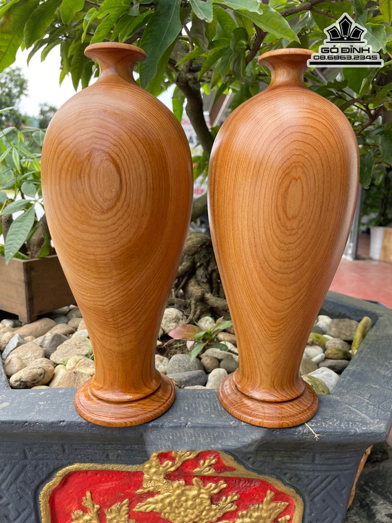 Cặp chum gỗ mang lại nhiều ý nghĩa phong thuỷ tốt đẹp