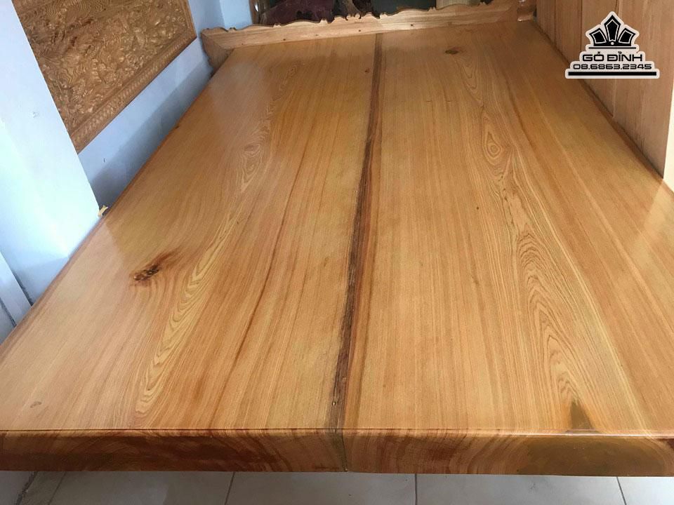 Sập 2 Tấm Gỗ Pơ Mu