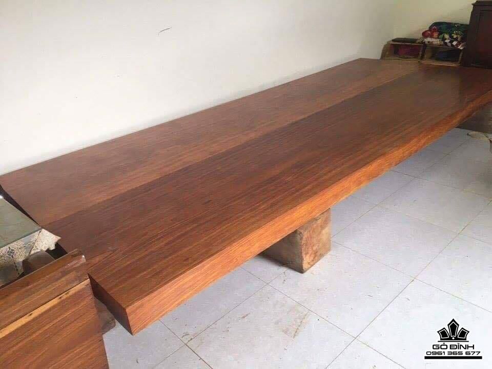 Sập 2 Tấm Gỗ Gõ Đỏ ( Cate ) Việt