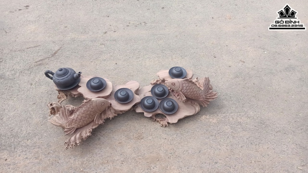 Khay Trà Gỗ Xá Xị