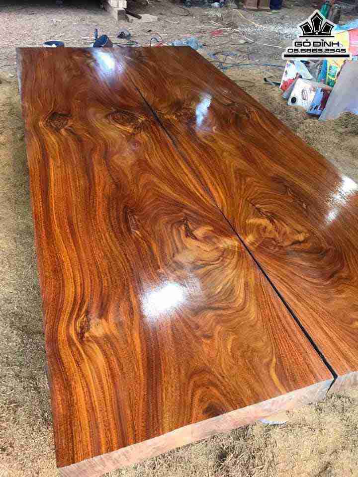 Sập 2 Tấm Gỗ Lim