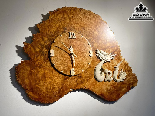Tượng đồng hồ gỗ nu hương