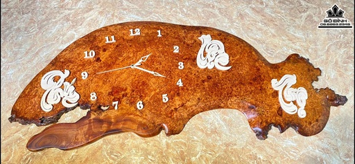 Đồng hồ gỗ nu hương