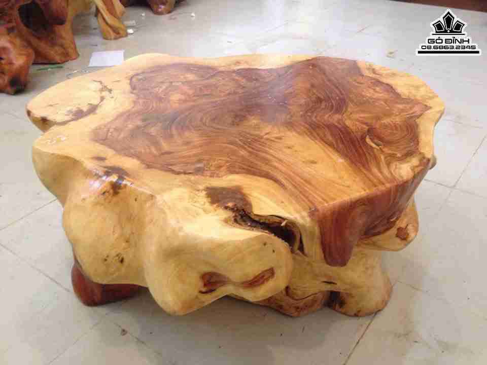 Đôn gốc cây gỗ Gõ Đỏ ( Cate)