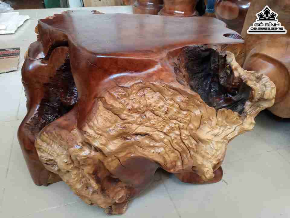 Đôn Gốc Cây Nguyên Khối Gỗ Gù Hương