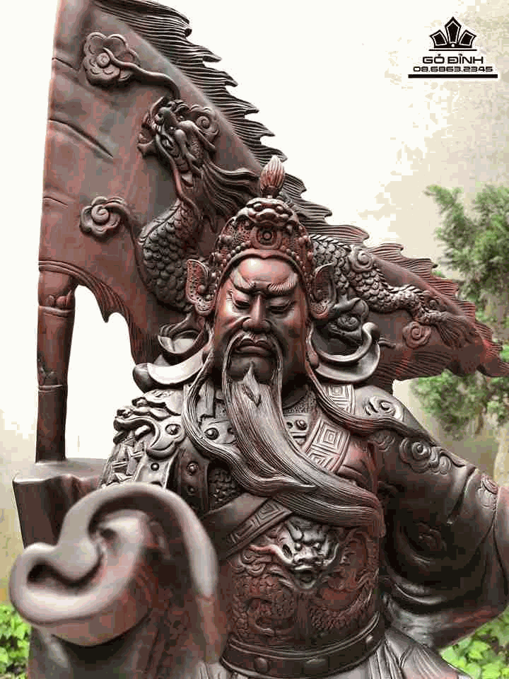 Tượng Gỗ Quan Công