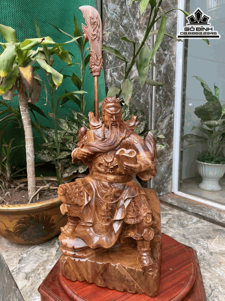 Tượng Gỗ Quan Công