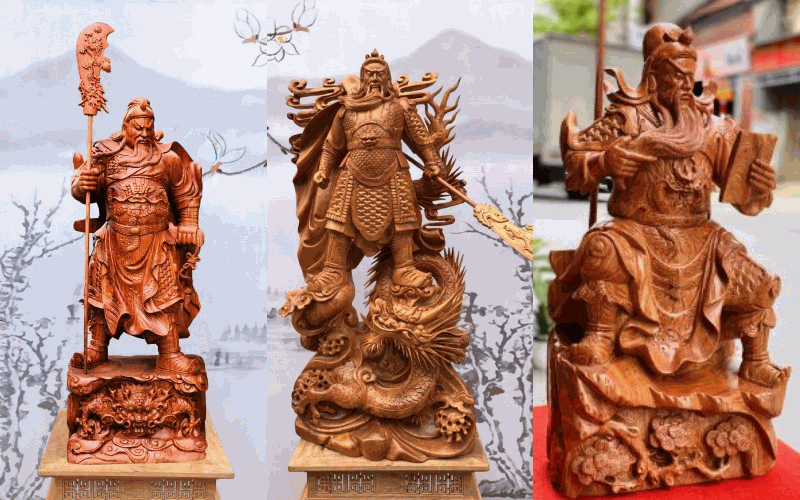 Tượng Gỗ Quan Công