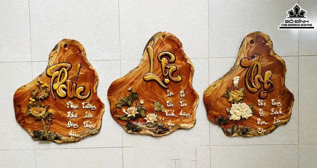 Tranh Chữ Phúc Lộc Thọ