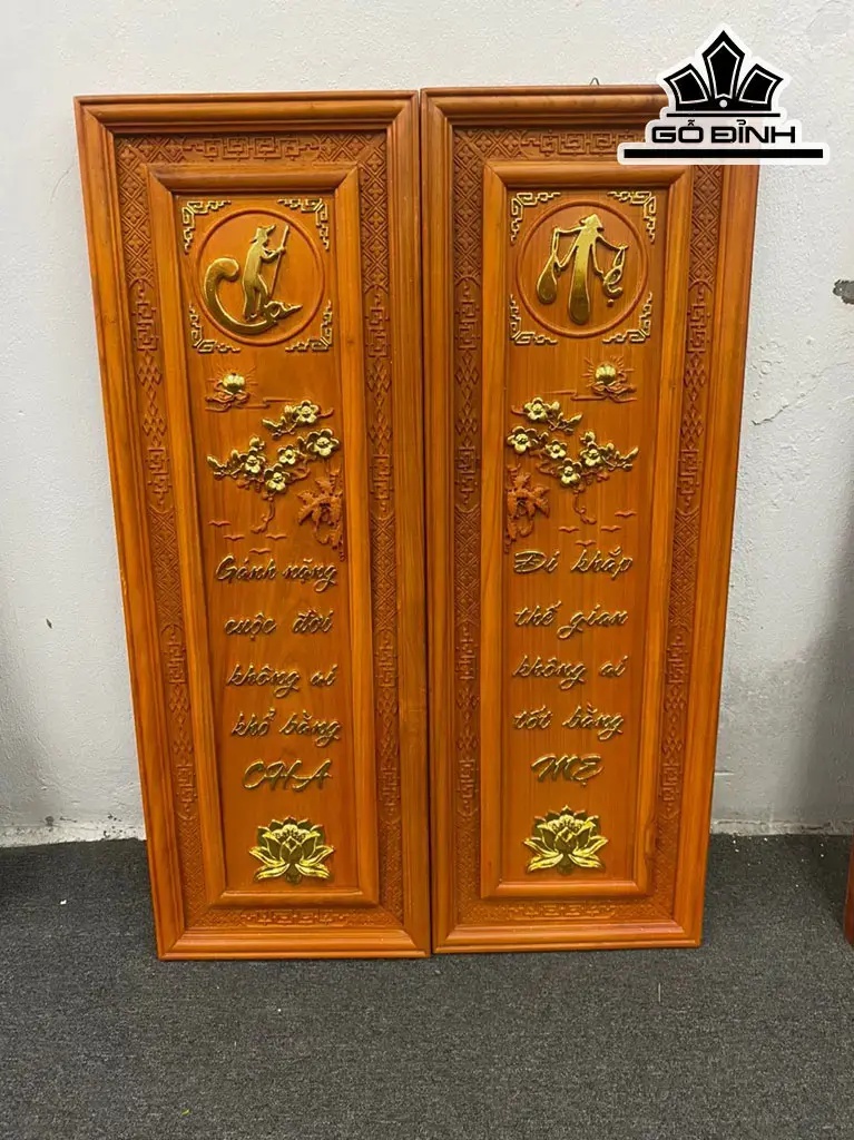 Tranh Chữ Cha Mẹ