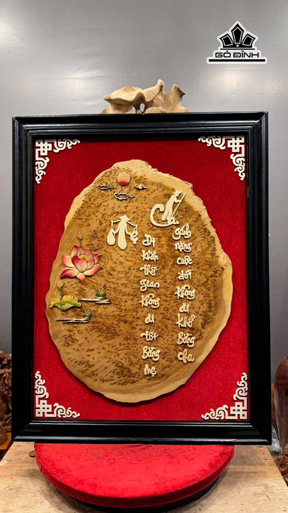 Tranh Chữ Cha Mẹ