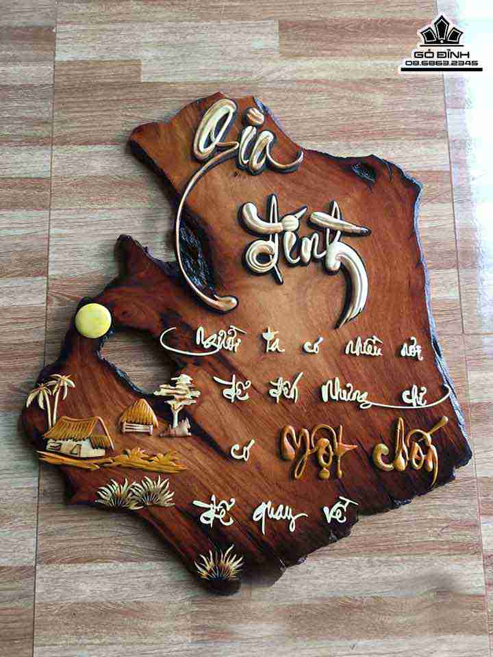 Tranh Chữ Gia Đình 