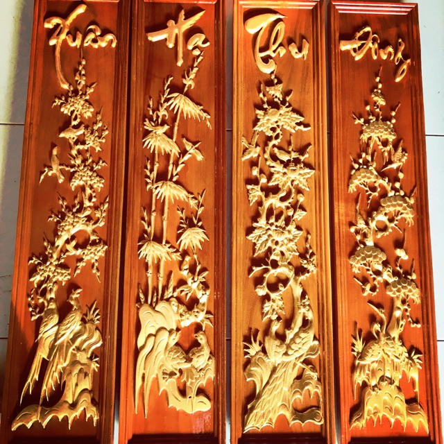 Tranh Xuân Hạ Thu Đông