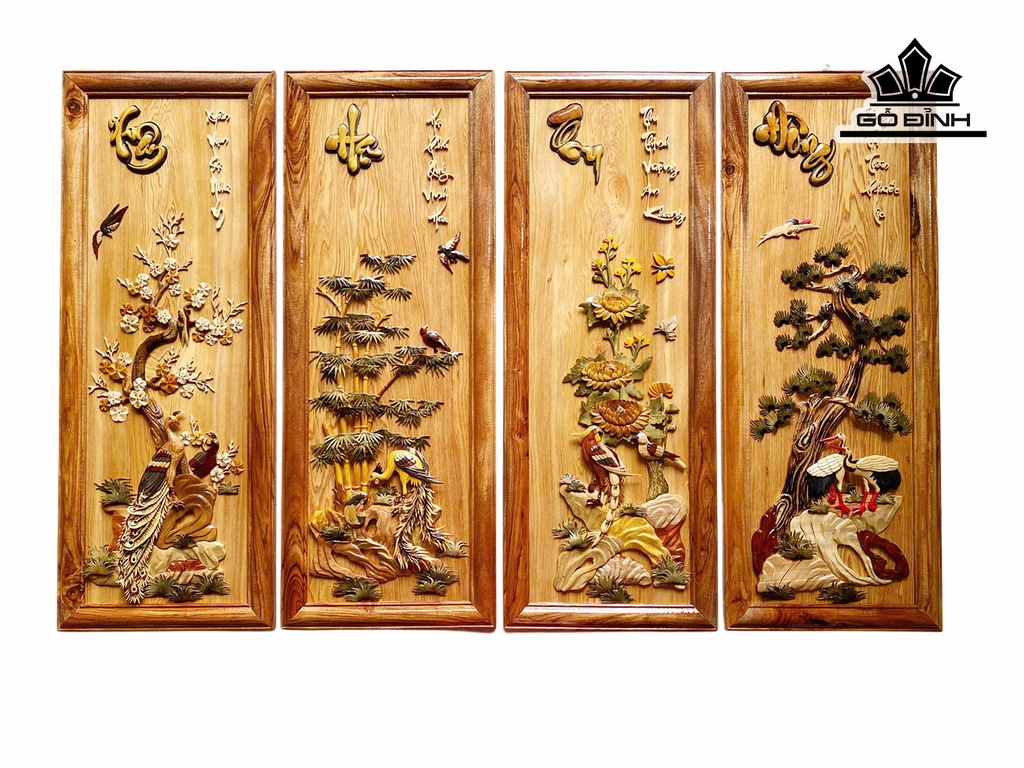 Tranh Xuân Hạ Thu Đông