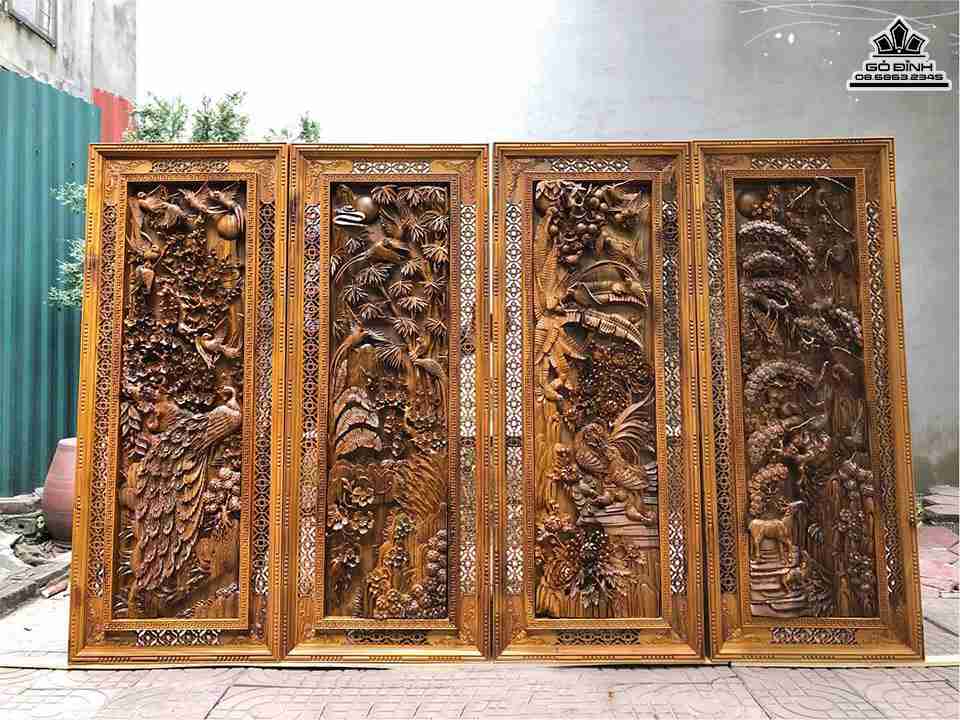 Tranh Xuân Hạ Thu Đông