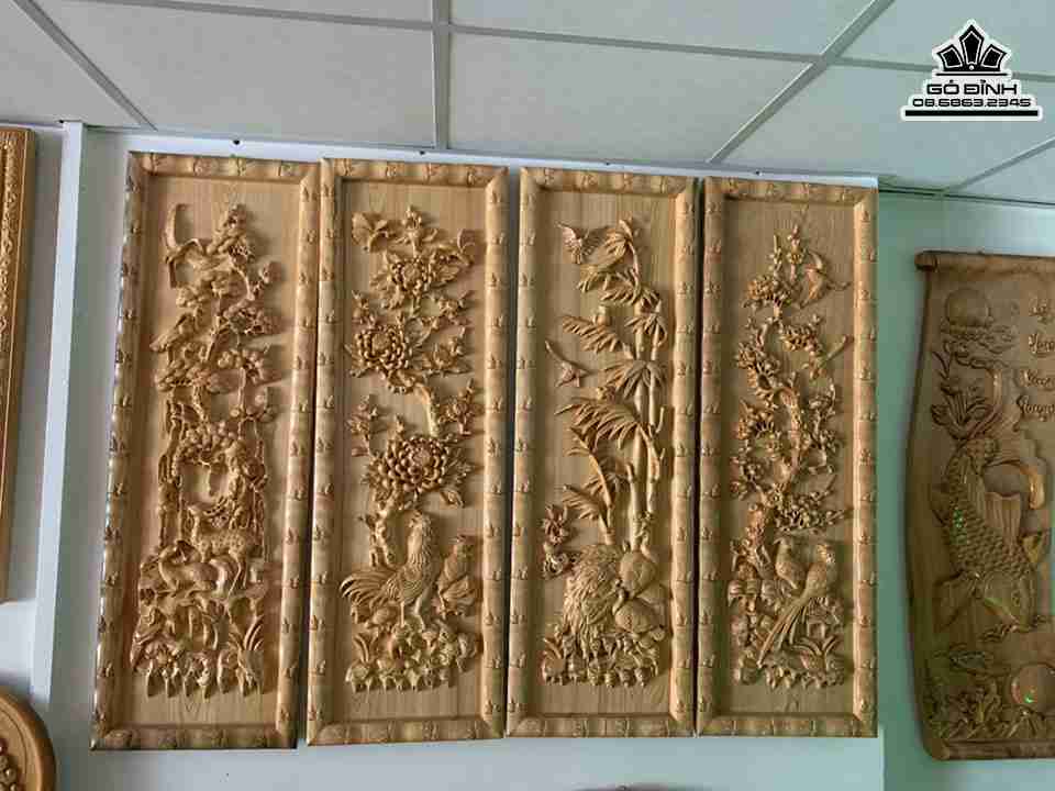 Tranh Xuân Hạ Thu Đông