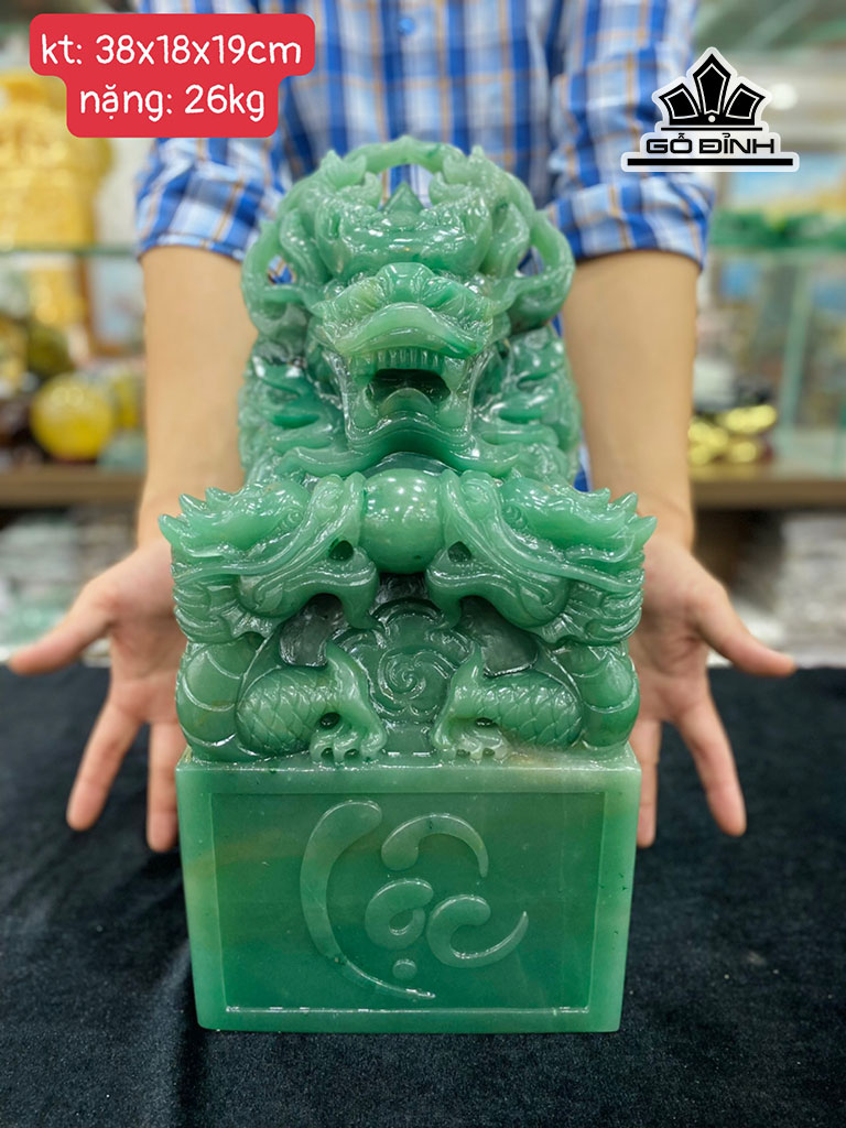 Ấn rồng đá phong thủy