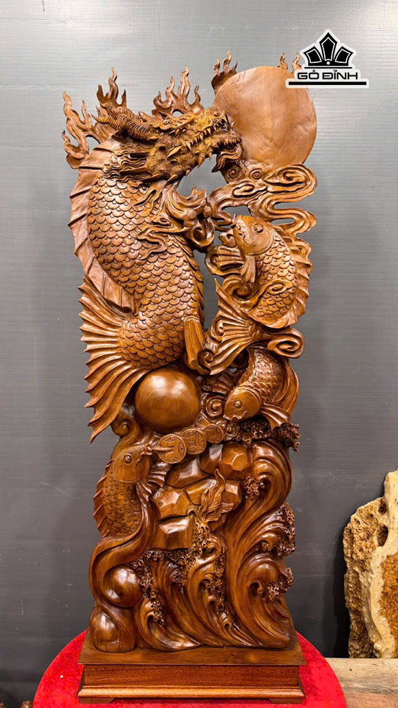 Tượng Cá Chép Hóa Rồng