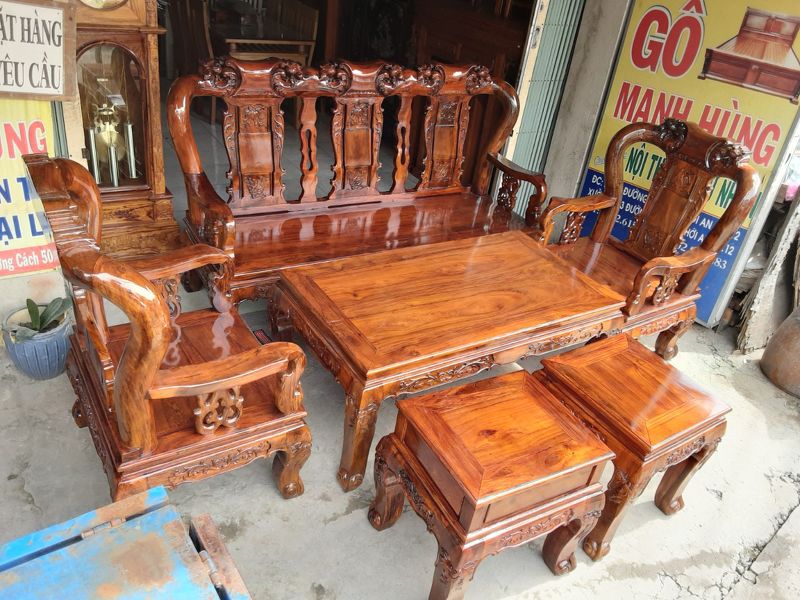 Bàn ghế Gỗ Muồng 