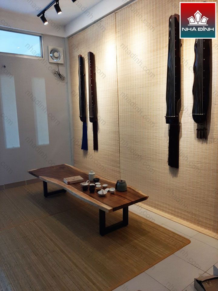 Bàn Trà Đạo gỗ Me Tây