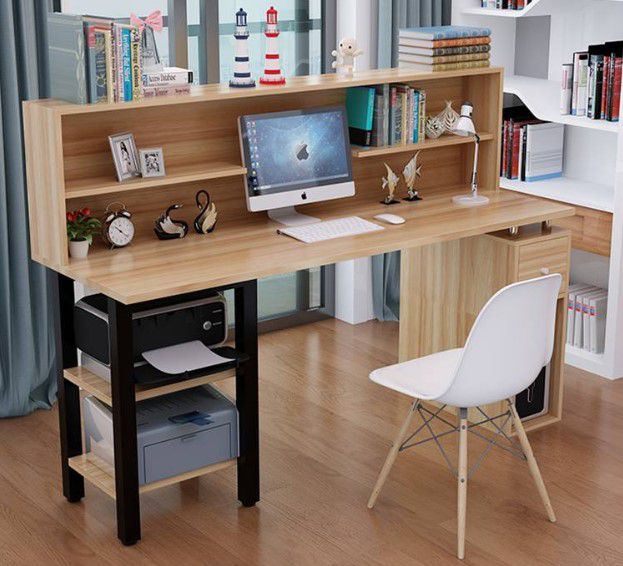 Bàn làm việc có kệ sách