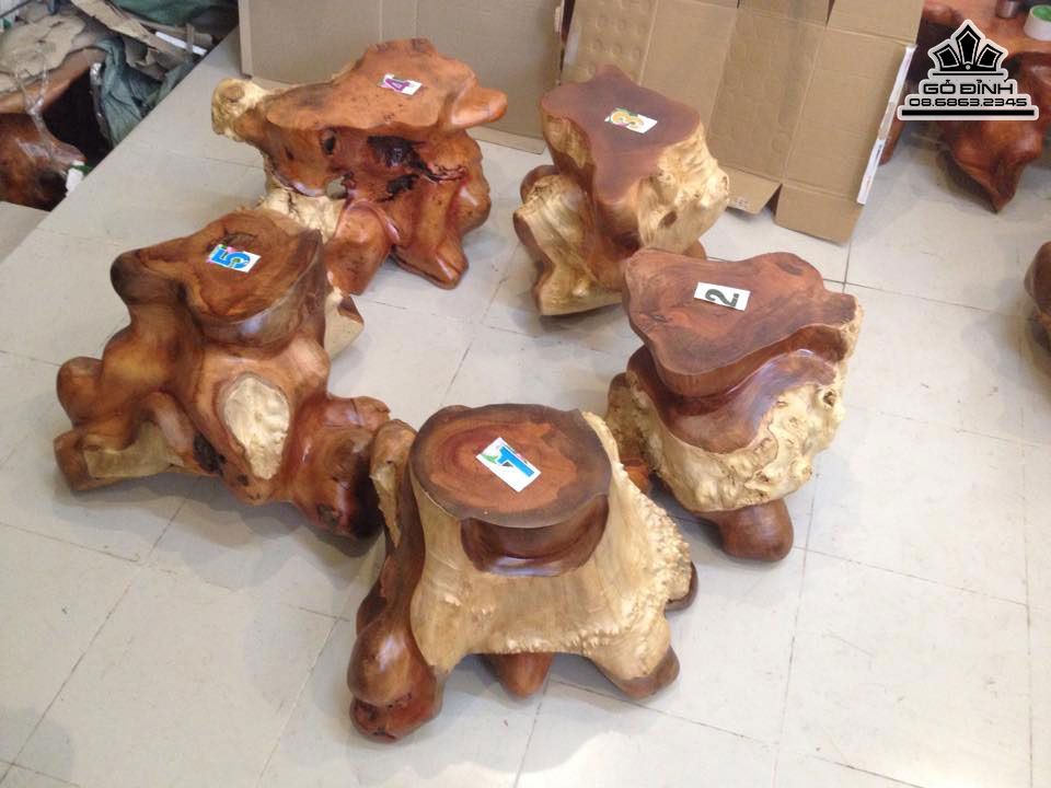 Nội thất gỗ gốc cây
