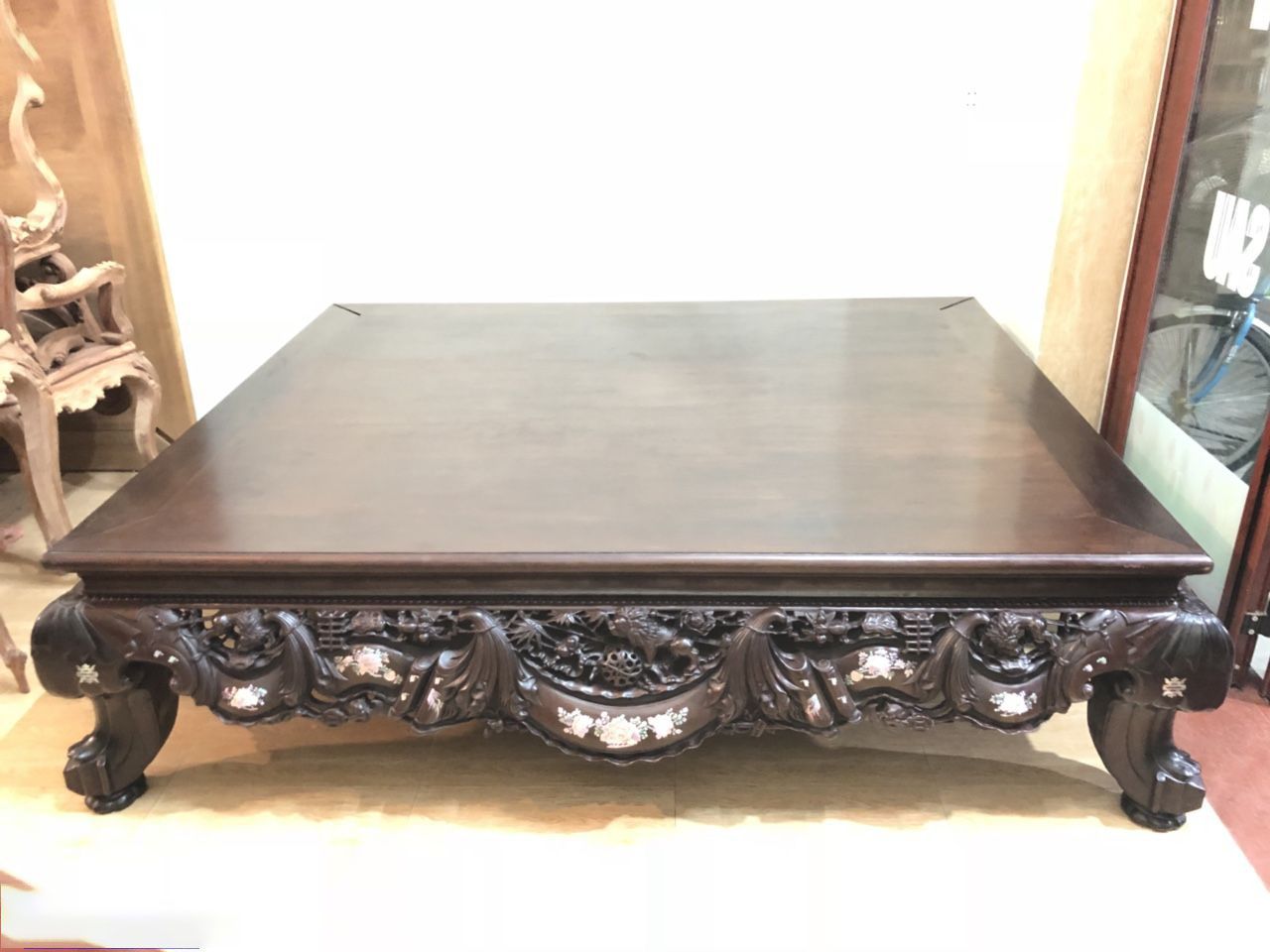 Sập gỗ điêu khắc