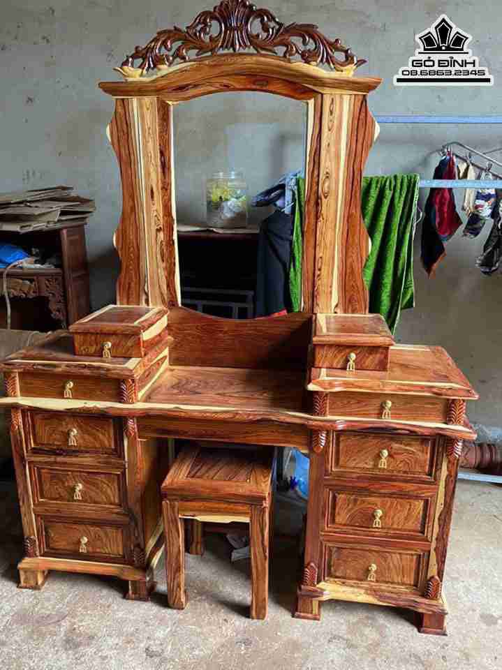 Bàn Trang Điểm Gỗ Cẩm Lai 