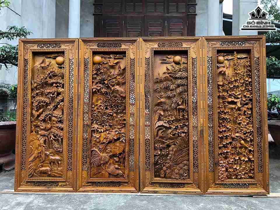 Tranh-Tu-Quy-Go-Bach-Xanh