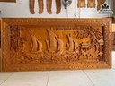 Tranh Thuận Buồm Xuôi Gió Gỗ Pơ Mu 