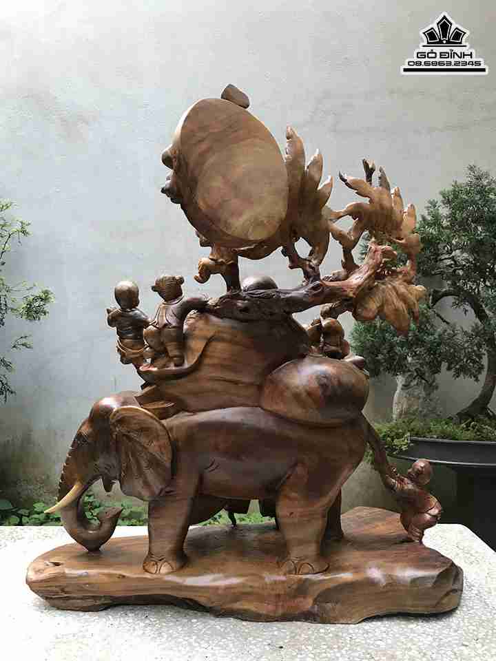Tuong-Phat-Di-lac-That-Tac-Ngu-Voi-Go-Xa-Xi