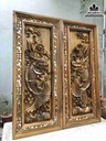Tranh Cá Chép Hóa Rồng Gỗ Bách Xanh 4