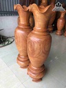 Cặp Lục Bình Gỗ Hương Đỏ 2