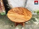 Bàn Tròn Gỗ Me Tây 4