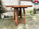 Bàn Tròn Gỗ Me Tây 8