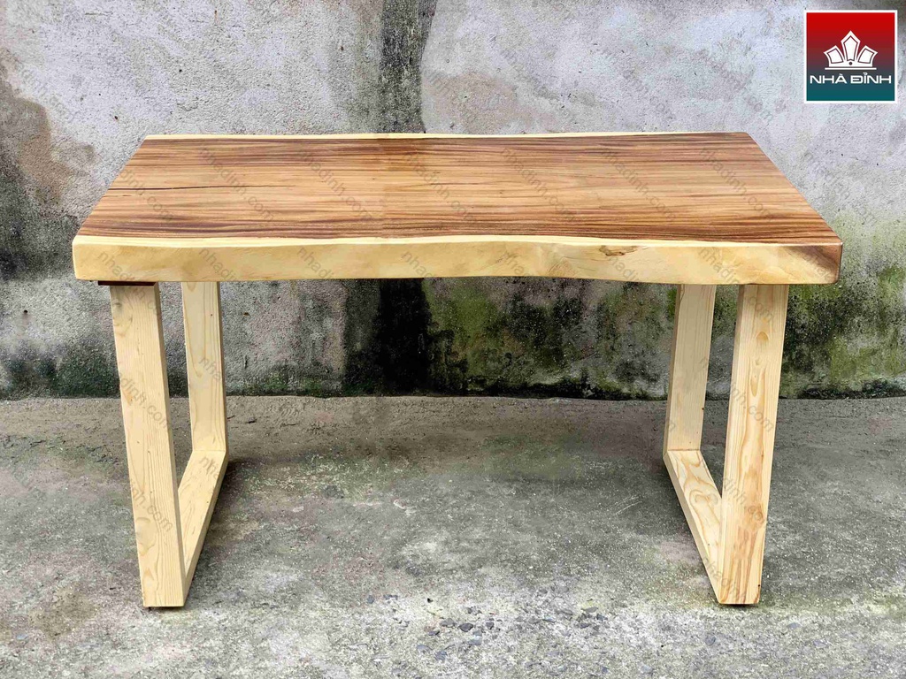 Bàn Làm Việc Gỗ Me Tây Nguyên Khối 4