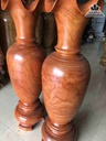 Cặp Lục Bình Gỗ Hương Đỏ 0