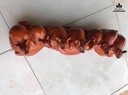 Gia Đình Chuột Gỗ Hương Việt Cao 14 Ngang 50 Sâu 14 (cm) 0